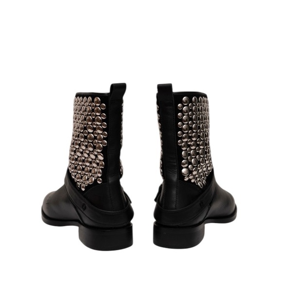 Rebecca Minkoff Saida Studded Leather Boots, Sz 7.5 - Picture 9 of 12